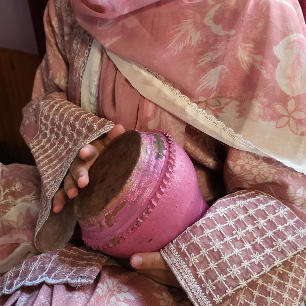 Traditional textile and craft detail
